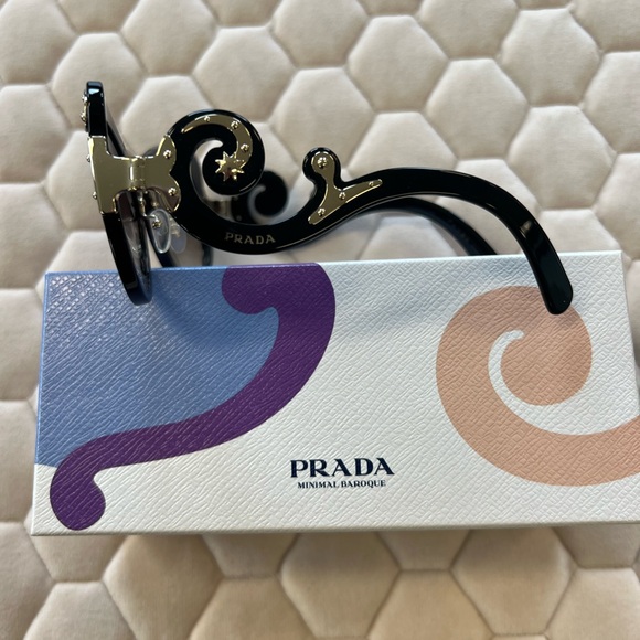 Prada Minimal Baroque Black Sunglasses main image 8
